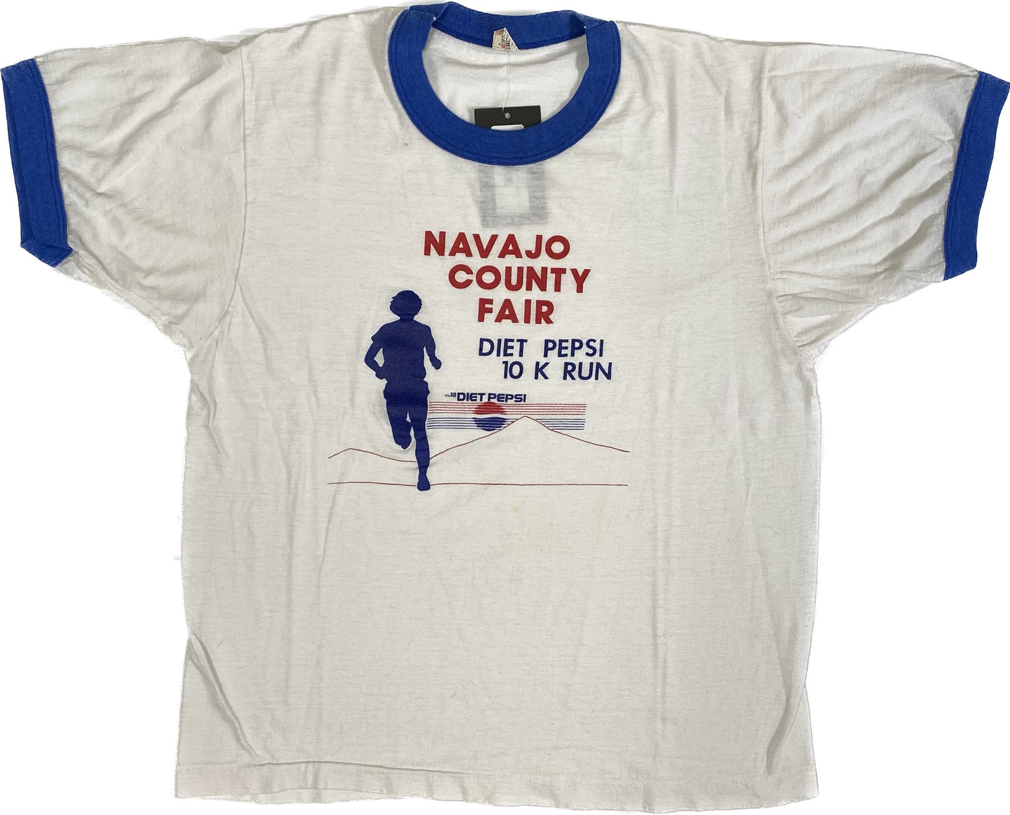 80’s Diet Pepsi ‘Navajo County Fair’ 10k Run T-shirt Sz L