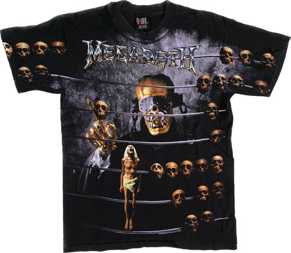 1992 Megadeth Abacus T-shirt Sz L (H115)