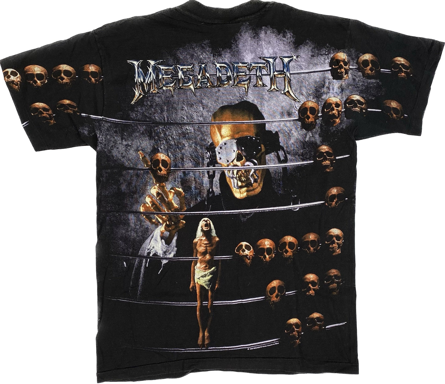 1992 Megadeth Abacus T-shirt Sz L (H115)