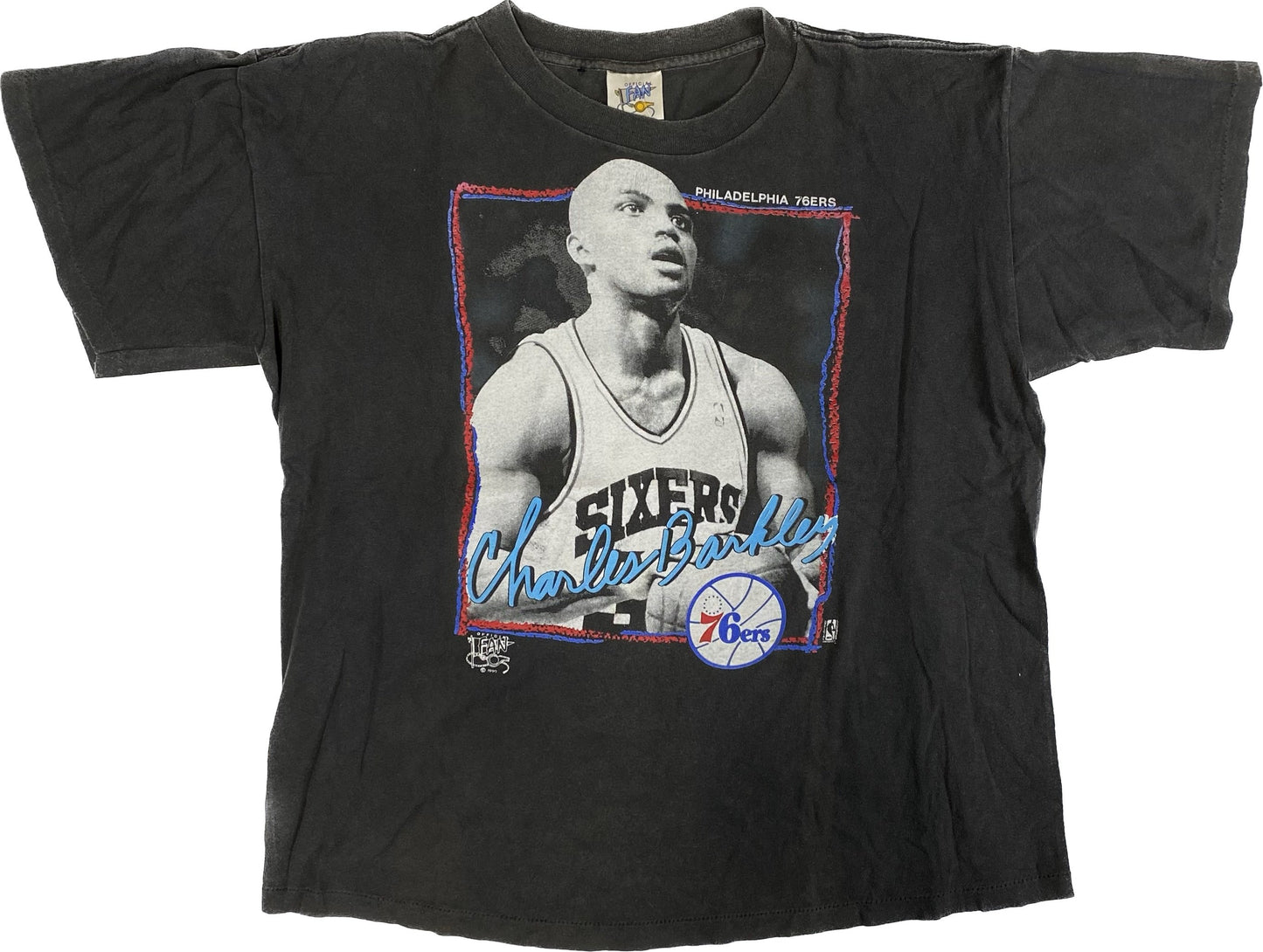 1990 Charles Barkley Sixers T-shirt Sz XL