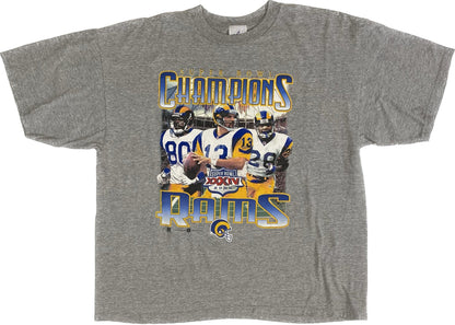 2000 St. Louis Rams Super Bowl Champions T-shirt Sz 2XL (A080)