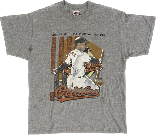 2001 Cal Ripken Baltimore Orioles T-shirt Sz L (A548)