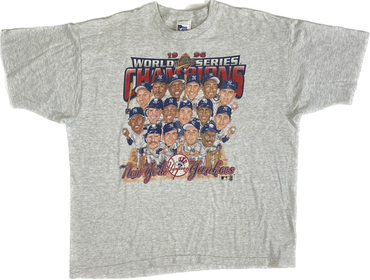 1996 New York Yankees World Series T-shirt Sz 2XL (L961)