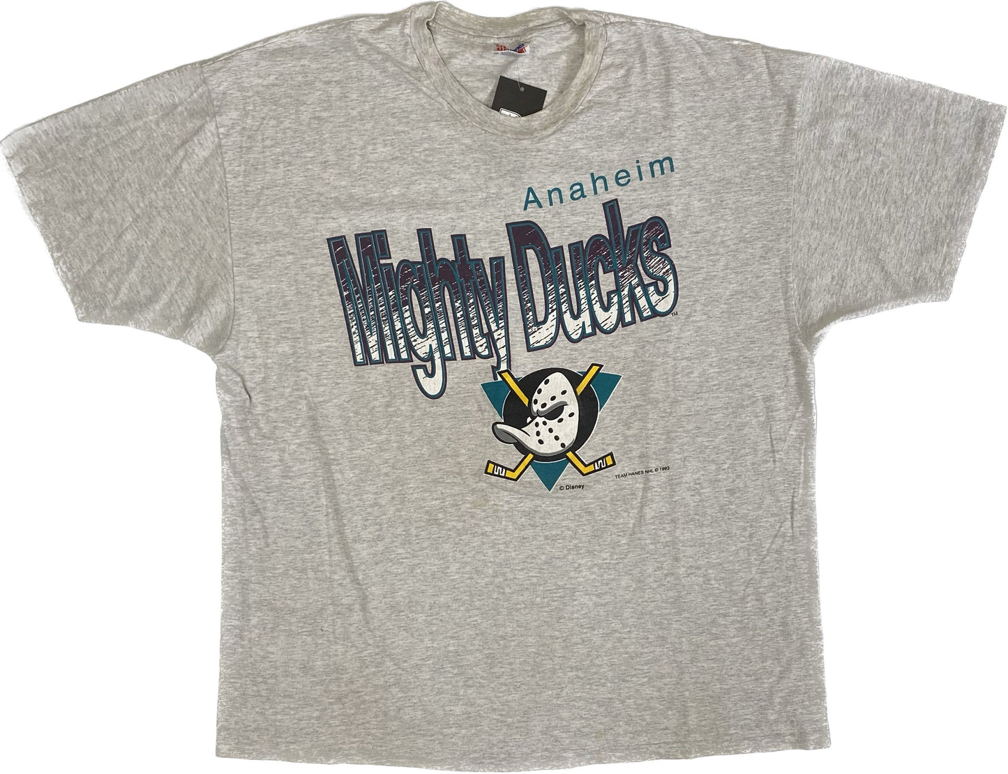 1993 Anaheim Might Ducks T-shirt Sz 2XL (A1824)