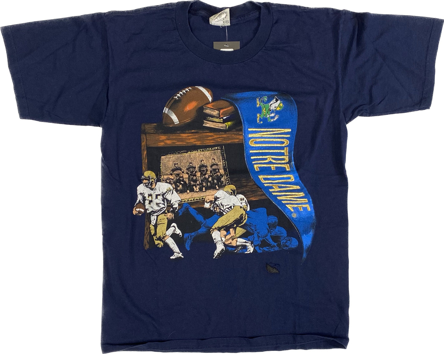 90’s Notre Dame Irish Football T-shirt Sz L (A1935)