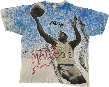 90’s Magic Johnson AOP Magic Johnson T’s T-shirt Sz XL