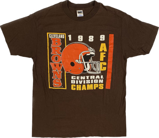 1989 Cleveland Browns T-shirt Sz L (A1786)