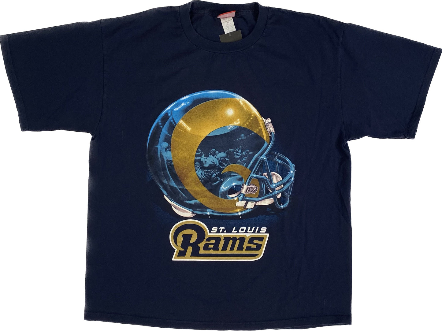 2000’s St. Louis Rams Helmet T-shirt Sz XL (A1877)