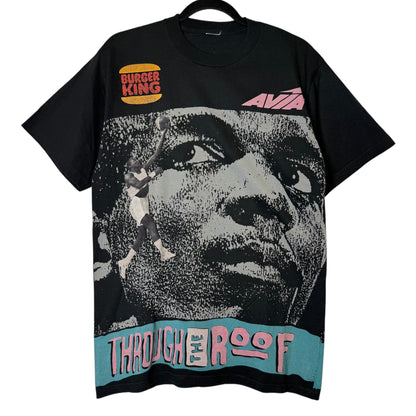 90s Clyde Drexler Through The Roof Basketball NBA T-Shirt Sz L