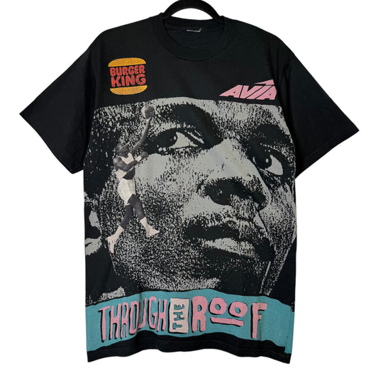 90s Clyde Drexler Through The Roof Basketball NBA T-Shirt Sz L