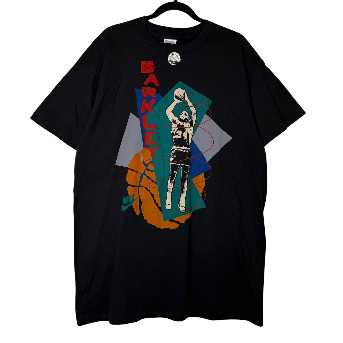 90s Charles Barkley Nike Basketball NBA T-shirt Size 2XL (B2063)
