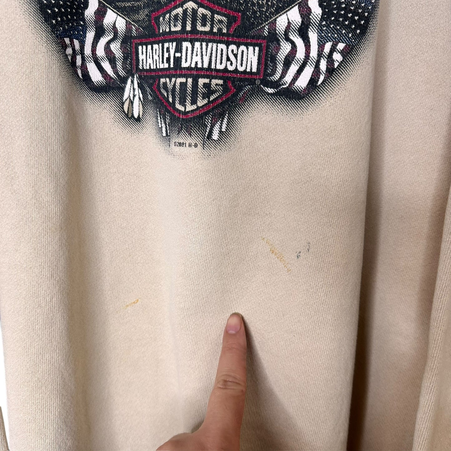 2001 Harley Davidson Ft Lauderdale Crewneck Sz XL (A6610)