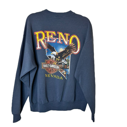 1995 Harley Davidson of Reno Nevada Crewneck Sz XL (A3511)