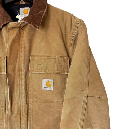 90's Carhartt Tan Canvas Jacket Sz XL