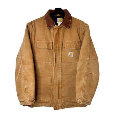 90's Carhartt Tan Canvas Jacket Sz XL