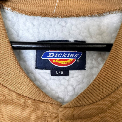 2000's Dickies Canvas Sherpa Lined Vest Sz L (A3155)