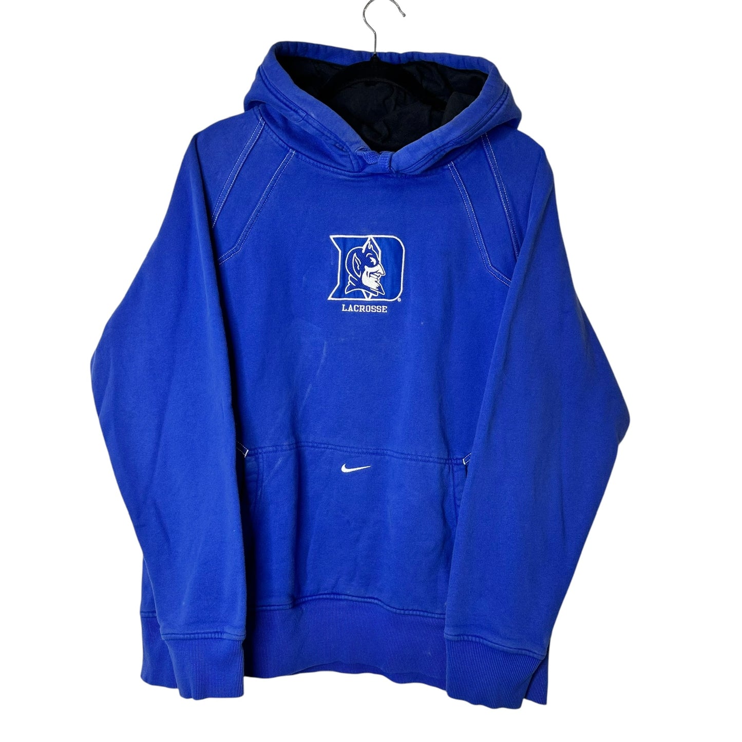 2000's Duke Blue Devils Nike Middle Swoosh Hoodie Sz M (A7525)