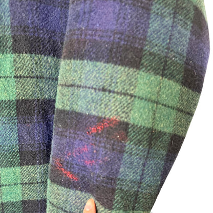 90's Green Northland Plaid Jacket Sz XL (A6106)