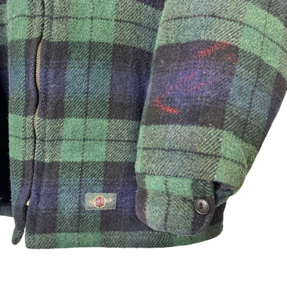 90's Green Northland Plaid Jacket Sz XL (A6106)