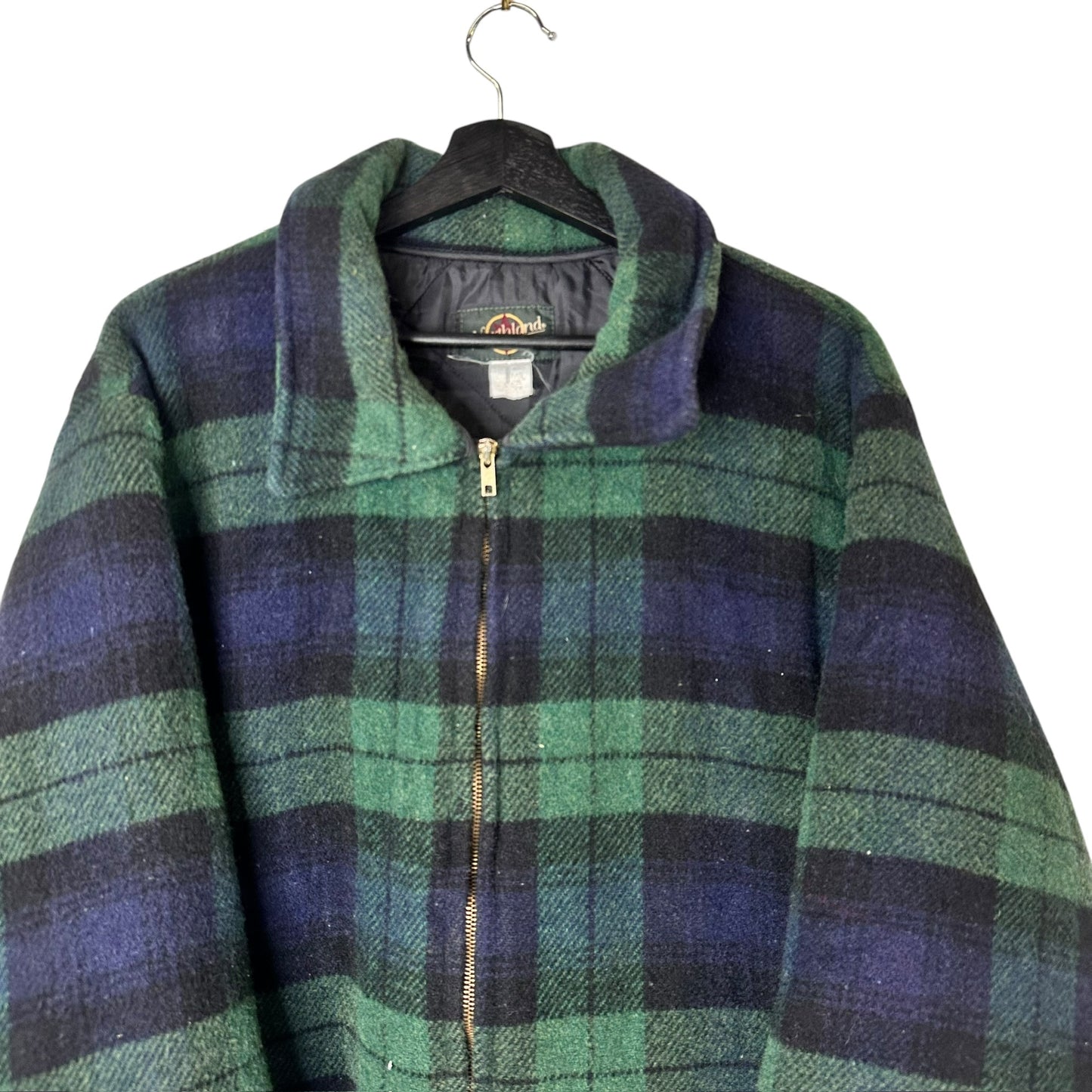 90's Green Northland Plaid Jacket Sz XL (A6106)