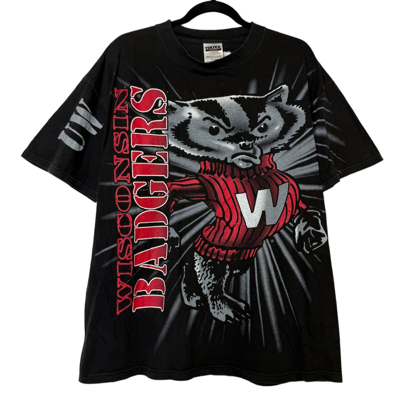 90's Wisconsin Badgers NCAA T-shirt Sz XL (B617)