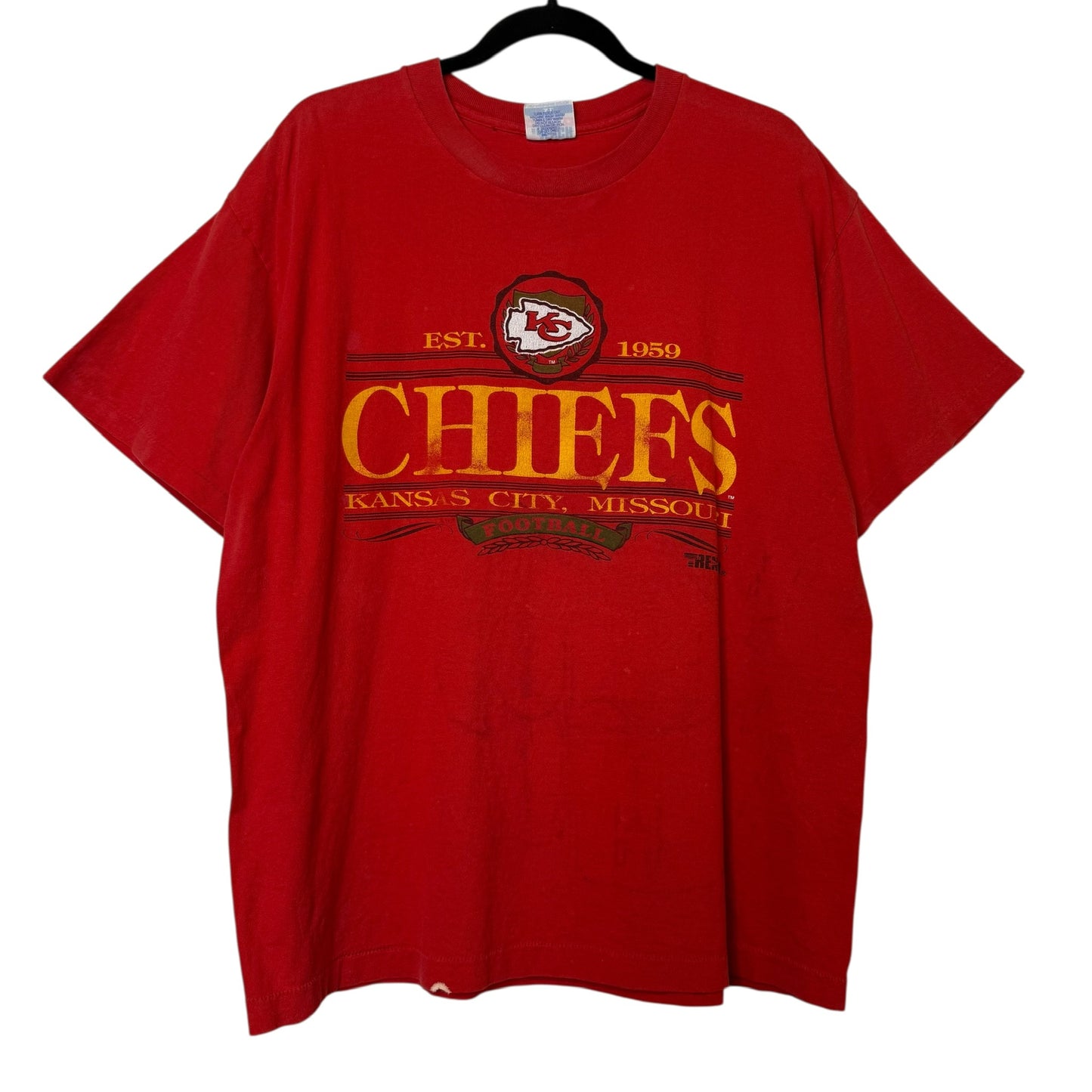 90's Kansas City Chiefs NFL T-shirt Sz XL (B619)