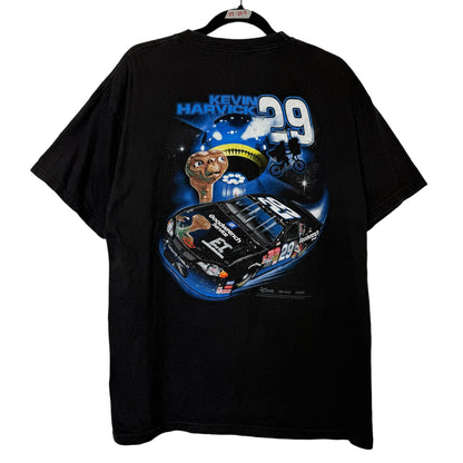 2000s Kevin Harvick E.T. Movie NASCAR T-Shirt Size M (B629)