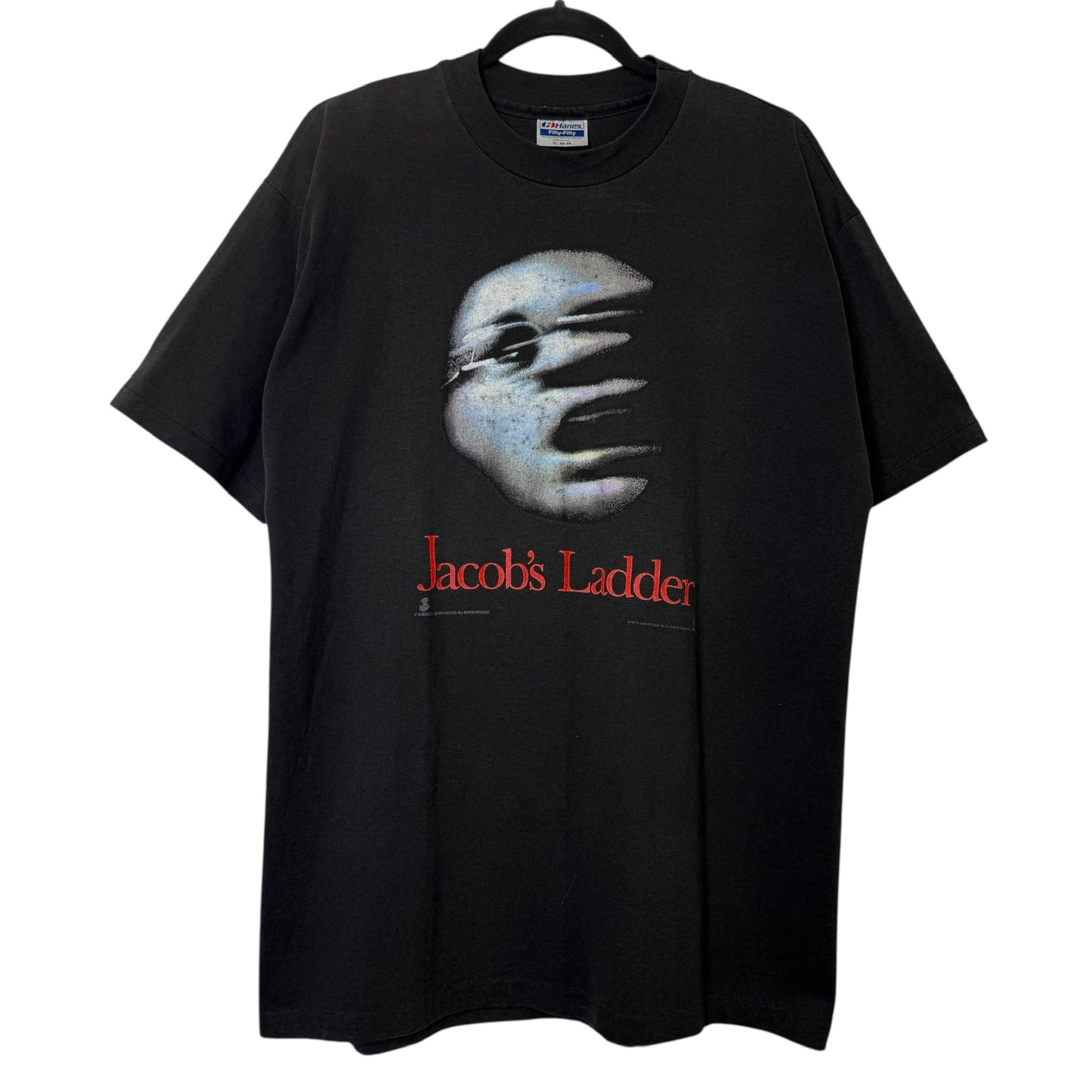 1990 Jacob's Ladder Movie Promo T-Shirt Sz XL (B639)