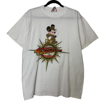 90's Disney Mickey Mouse Indiana Jones T-shirt Sz M (B640)