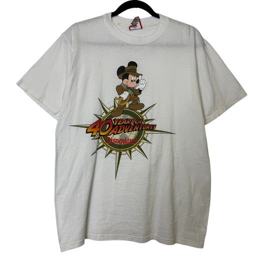 90's Disney Mickey Mouse Indiana Jones T-shirt Sz M (B640)