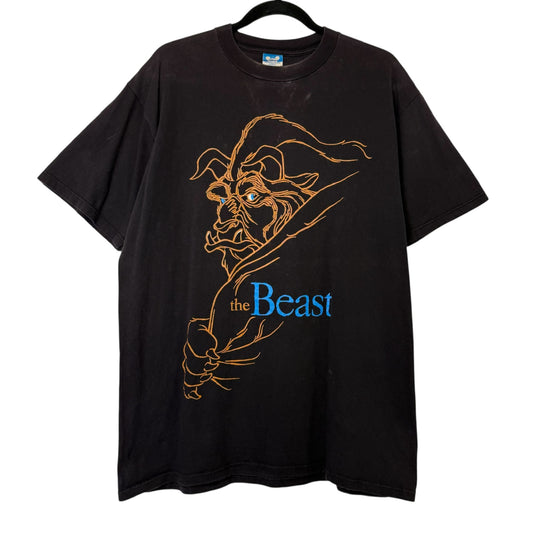 90's Beauty & The Beast Disney T-Shirt Sz L (B599)