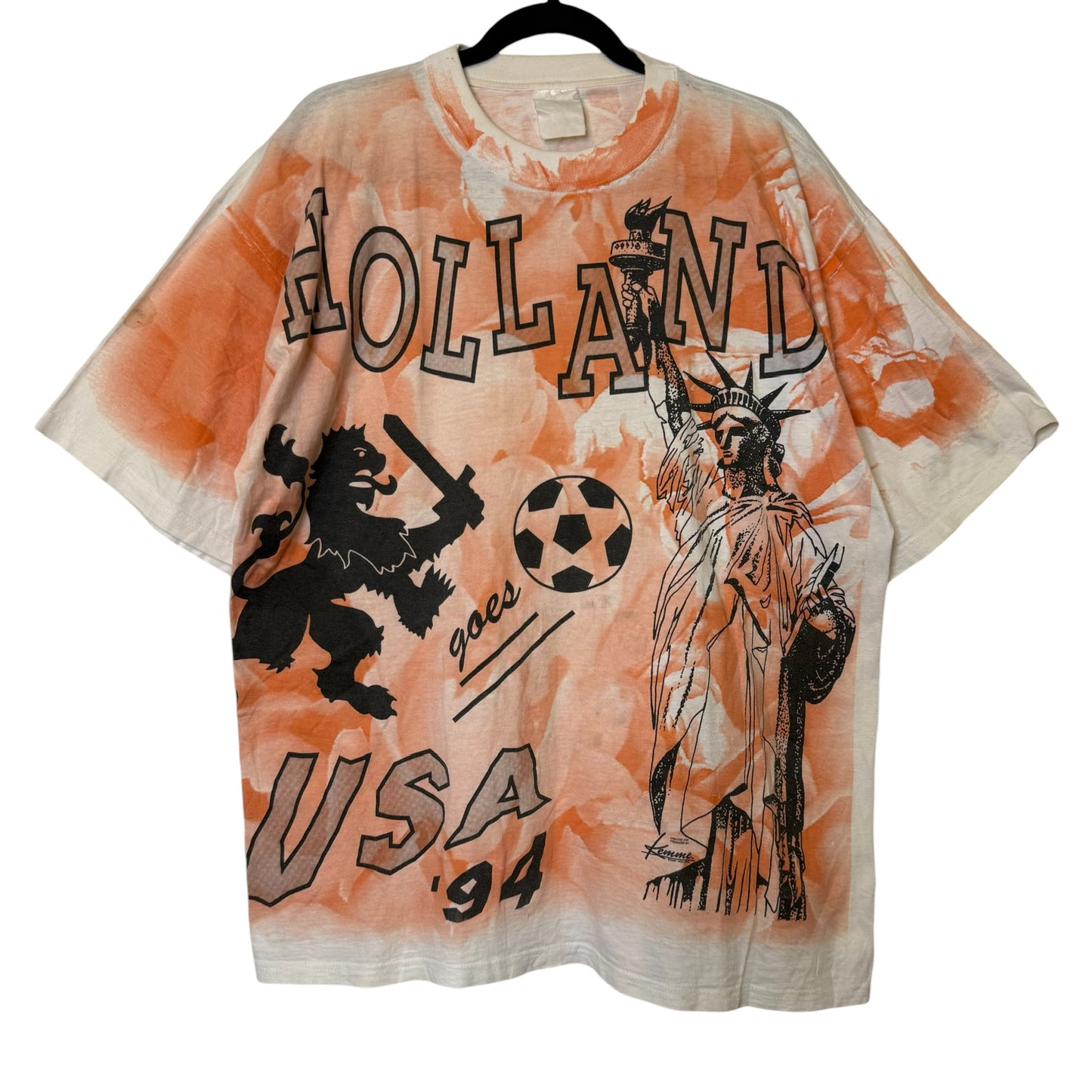 1994 Holland FIFA World Cup AOP T-Shirt Sz XL (A6359)