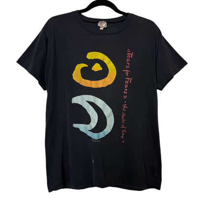 1990 Tears for Fears Tour T-Shirt Sz M (B610)