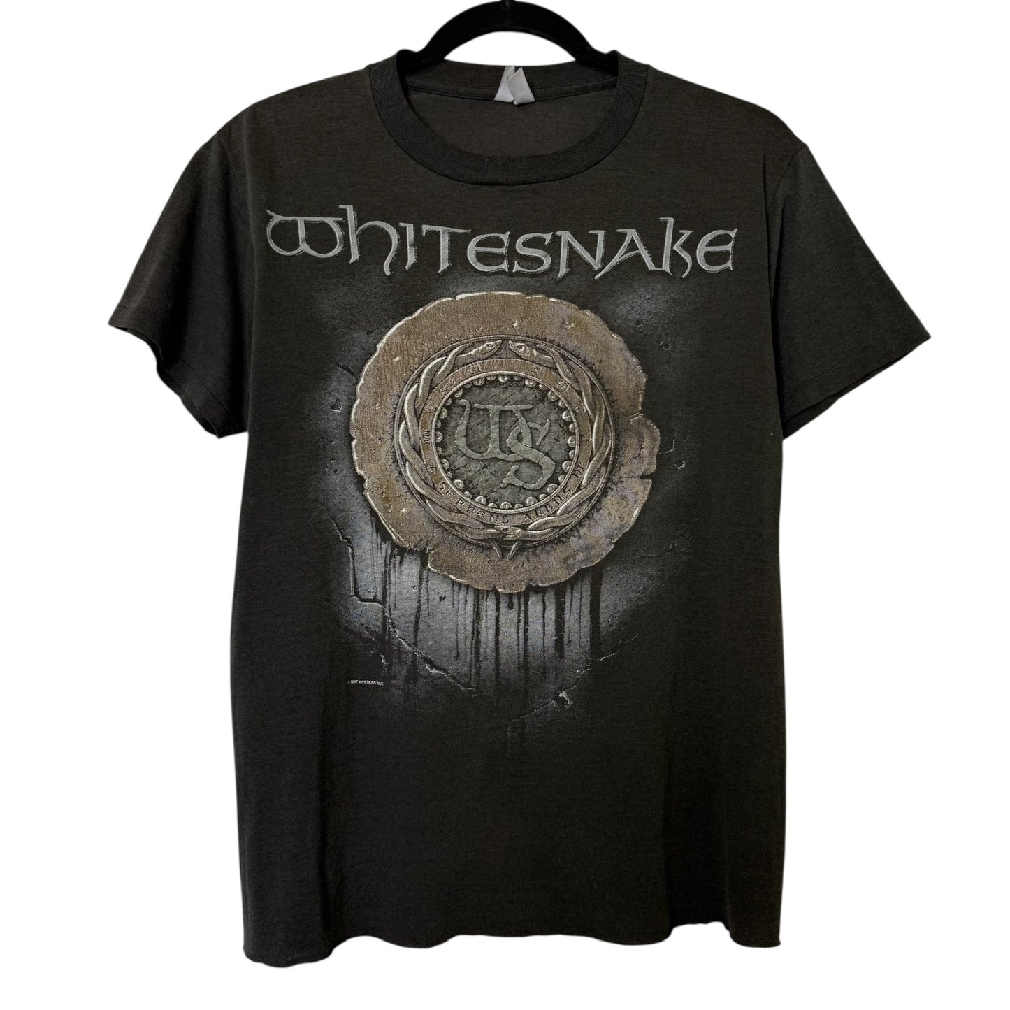 1987 White Snake Tour T-Shirt Sz M (B608)