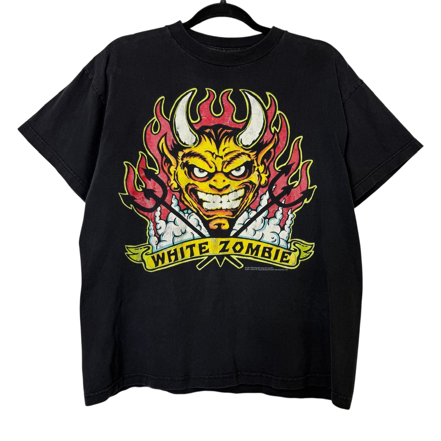 1994 White Zombie Love Satan Band T-Shirt Sz L (B606)