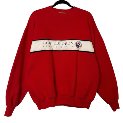 1992 U.S. Open Pebble Beach Golf Crewneck Sz XL (B605)