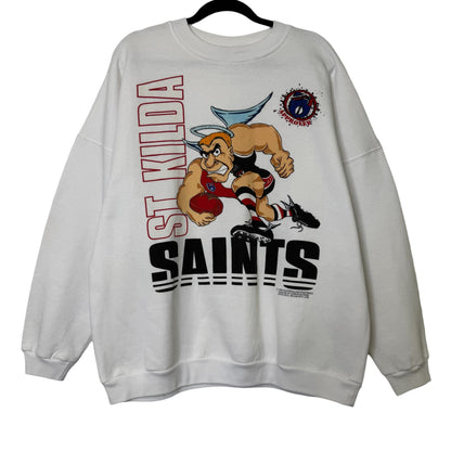 1992 St Kilda Saints Rugby Crewneck Sz XL (B602)