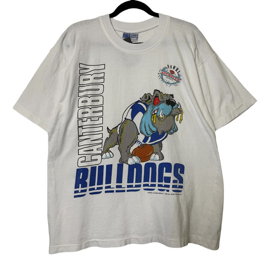 1990 Canterbury Bulldogs Rugby T-shirt Sz 2XL (A6480)