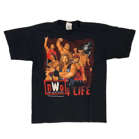 1999 NWO 4 Life WWF WCW T-shirt Sz L (A1291)