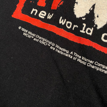 1999 NWO 4 Life WWF WCW T-shirt Sz L (A1291)