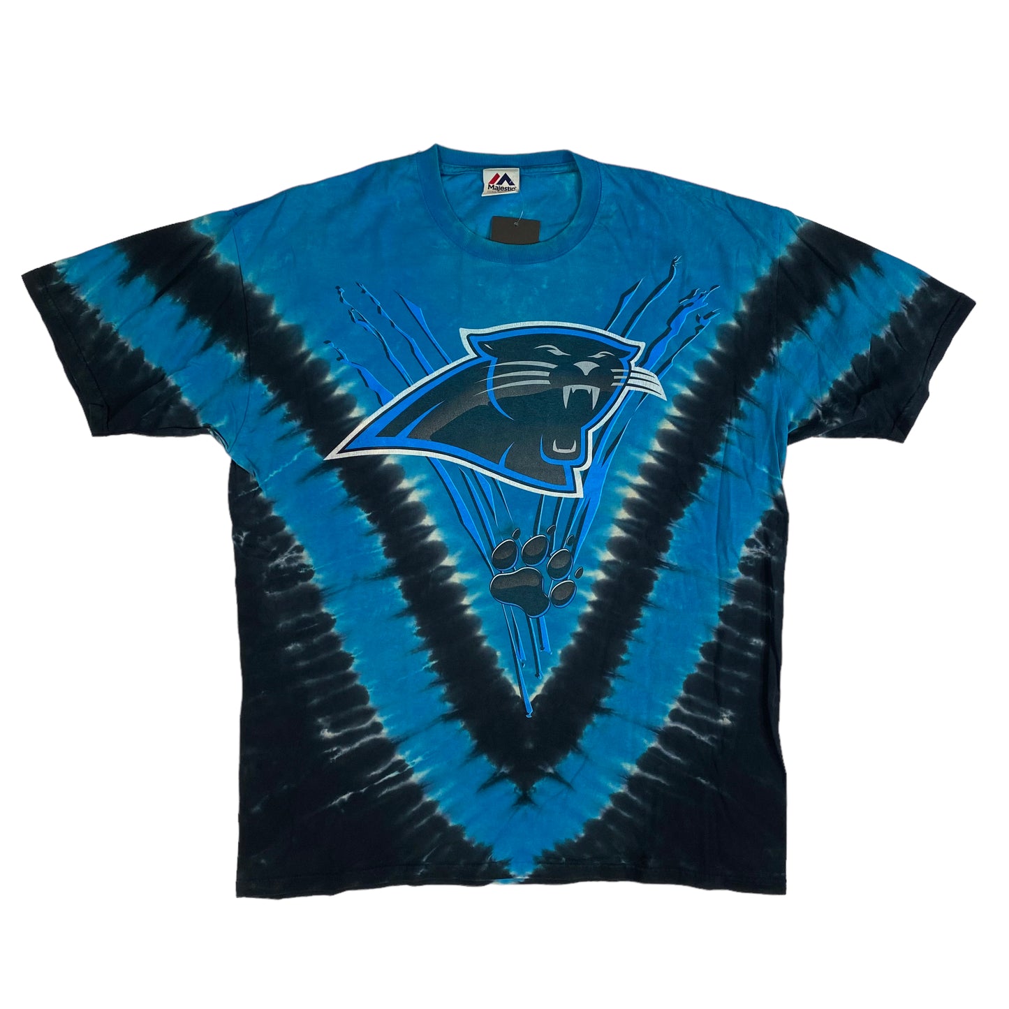 2000’s Carolina Panthers Tie Dye T-shirt Sz XL (T067)