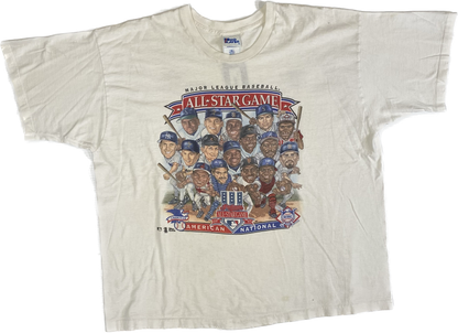 1997 MLB All-Star Game Cleveland Pro Player T-shirt Sz 2XL (L962)