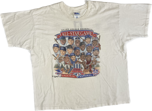 1997 MLB All-Star Game Cleveland Pro Player T-shirt Sz 2XL (L962)