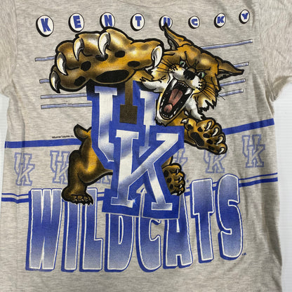 90’s Kentucky Wildcats T-shirt Sz L (L672)