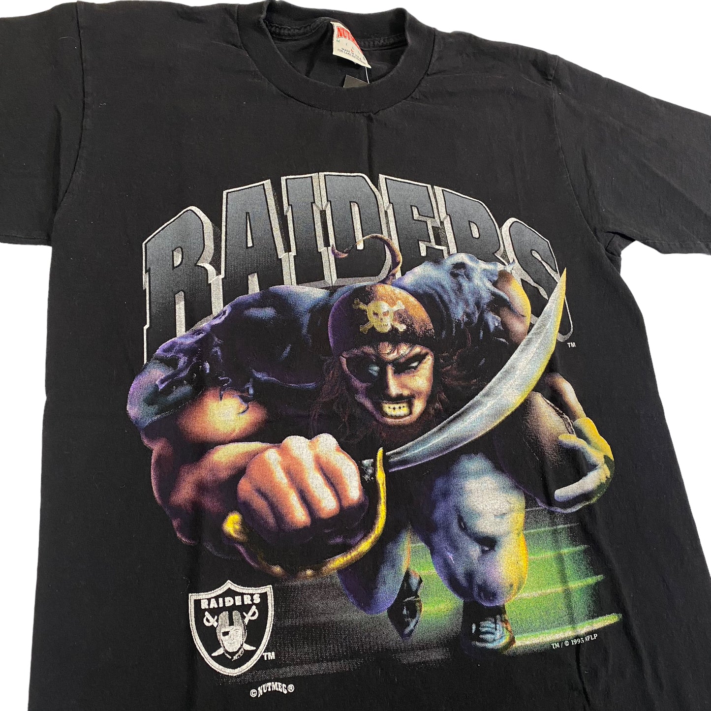 1995 LA Raiders T-shirt Sz L (X418)