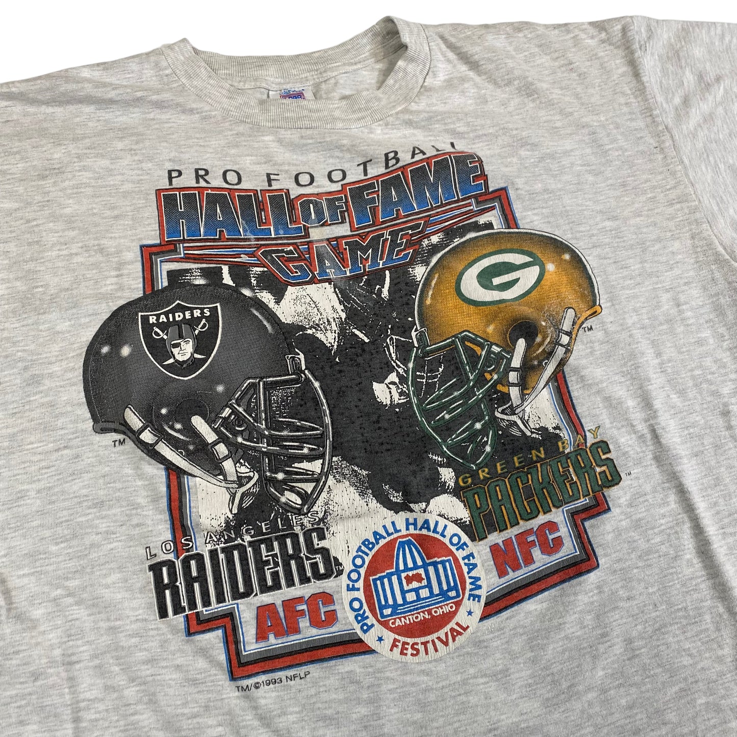 1993 Raiders vs Packers HOF Game T-shirt Sz XL (A1484)
