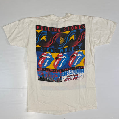 1989 Rolling Stones Steel Wheels Tour T-shirt Sz L (A1661)