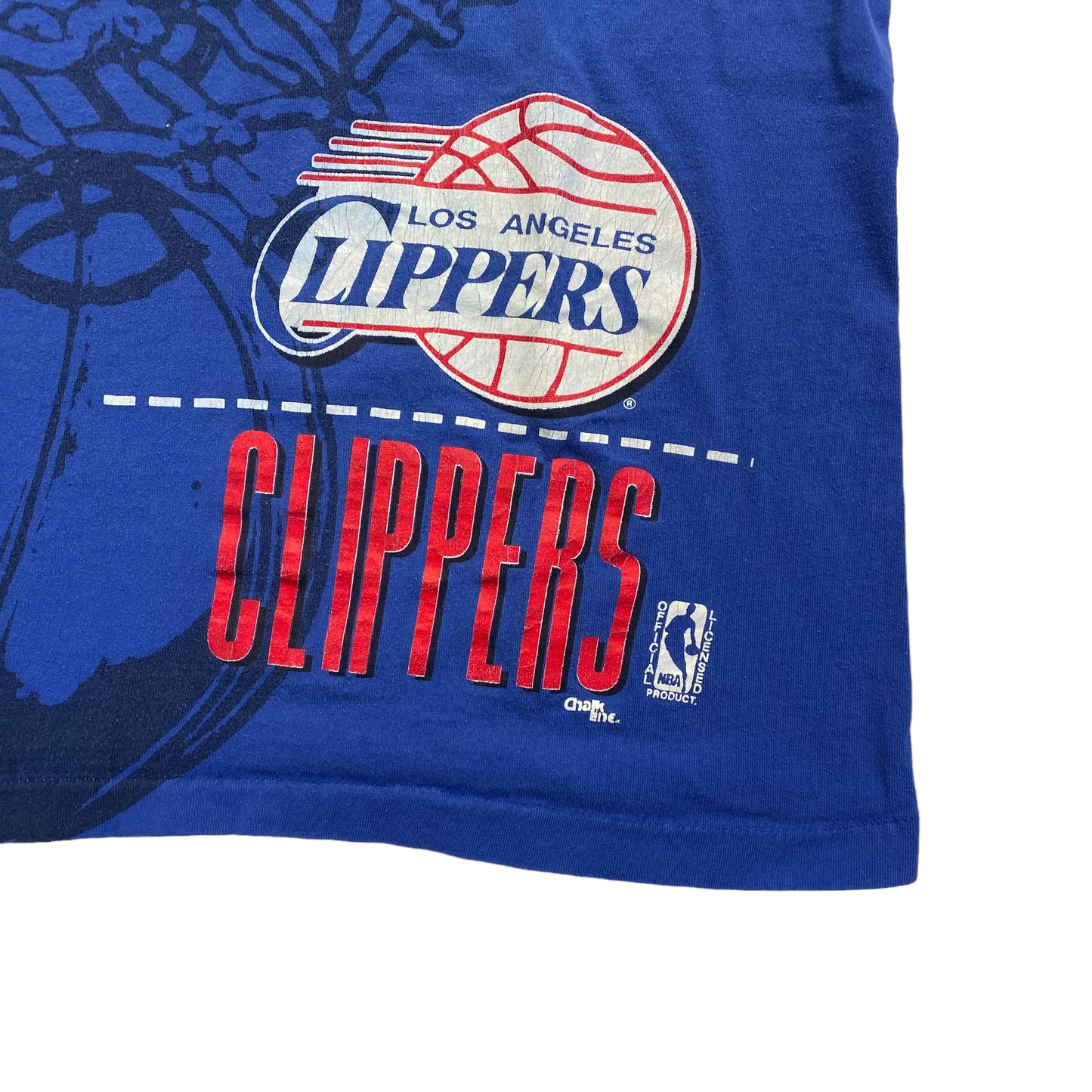 90’s LA Clippers AOP T-shirt Sz XL (A3095)