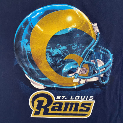 2000’s St. Louis Rams Helmet T-shirt Sz XL (A1877)