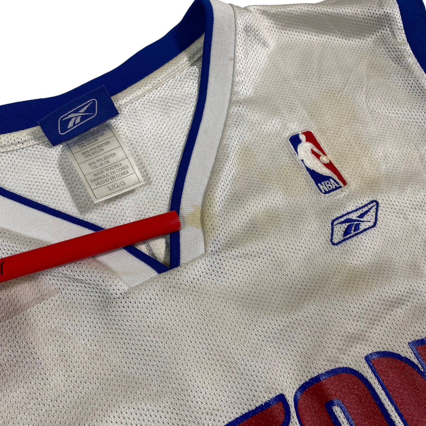 2000’s Tayshaun Prince Detroit Pistons Reebok Jersey Sz L (A1758)